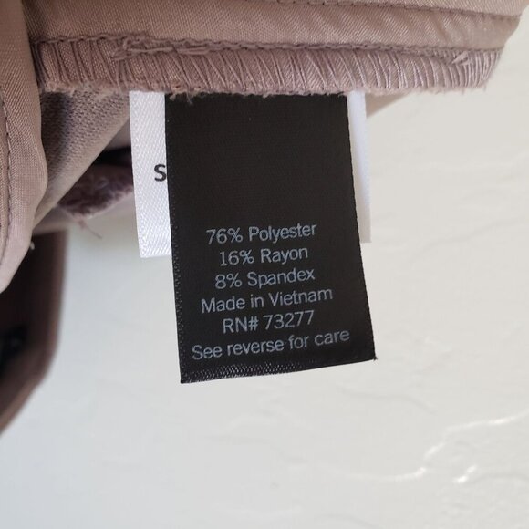 Simply Vera Vera Wang High-Waisted Flare Trouser Pants Sz Womens 2 Career Office - Picture 10 of 12